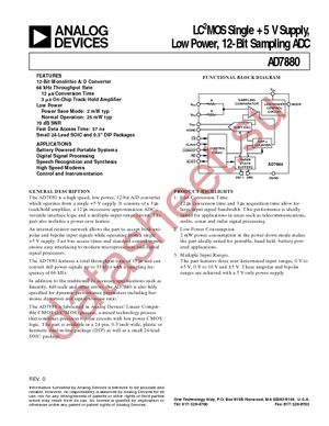 AD7880BN datasheet  